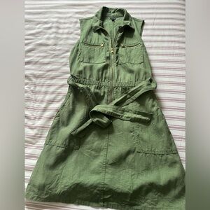 J. Crew Olive Green Dress